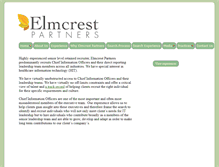 Tablet Screenshot of elmcrestpartners.com